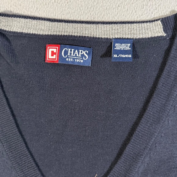 Chaps Phi Beta Sigma Fraternity Cardigan Sweater Mens Size XL Knit University - Picture 2 of 7